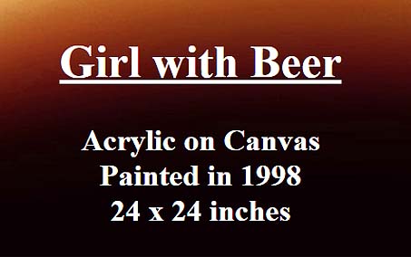 Girl with Beer by Jonny Olsen