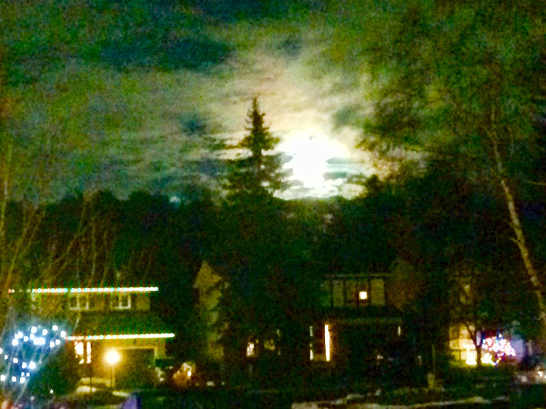 'Christmas Time Moon over Katimavik' by Jonny Olsen