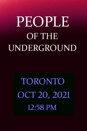  'People of the Underground' by Jonny Olsen