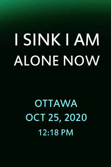 'I Sink I am Alone Now' by Jonny Olsen